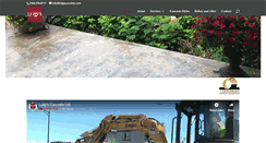 Desktop Screenshot of luigisconcrete.com